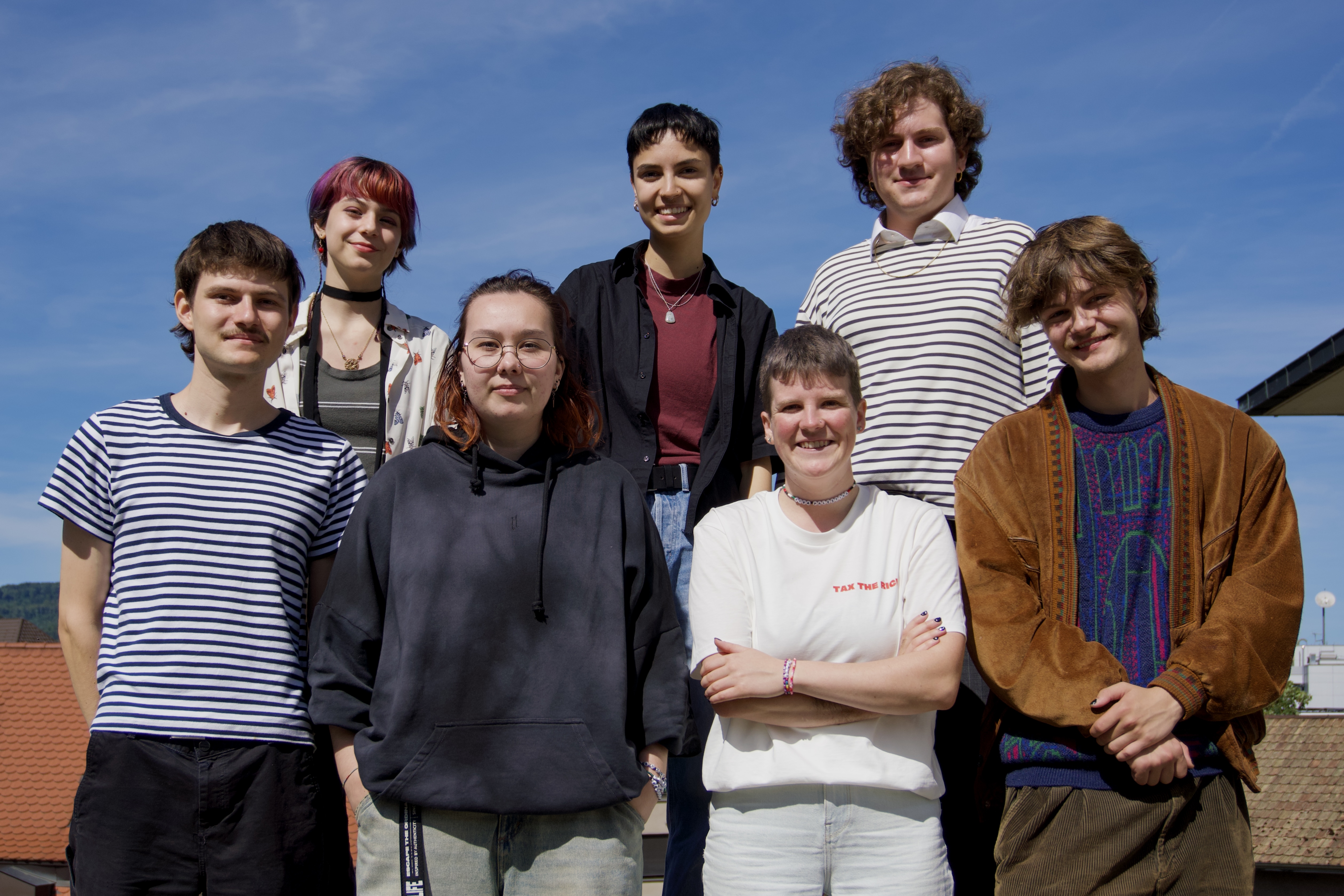 Der ganze Vorstand der JUSO Baselland